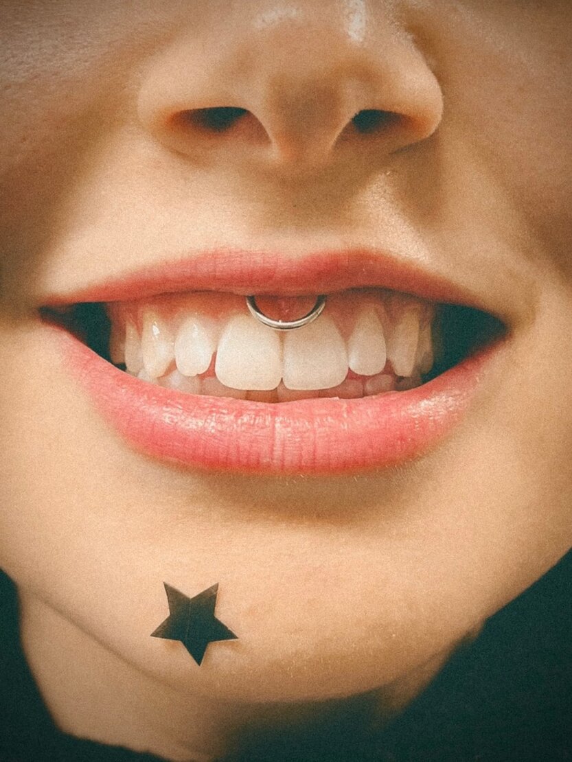 A beautiful Piercing done by fatou, one of Anker Tattoo & Piercings professional artists