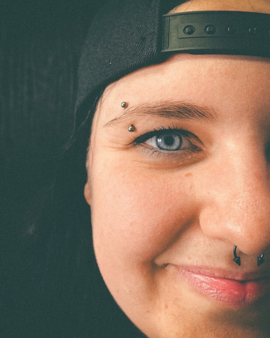 A beautiful Piercing done by fatou, one of Anker Tattoo & Piercings professional artists