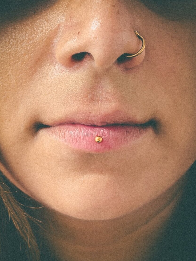 A beautiful Piercing done by fatou, one of Anker Tattoo & Piercings professional artists