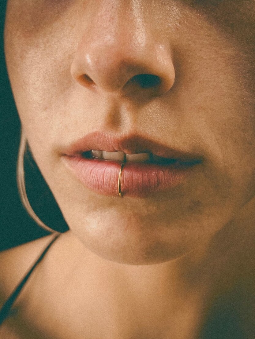 A beautiful Piercing done by fatou, one of Anker Tattoo & Piercings professional artists