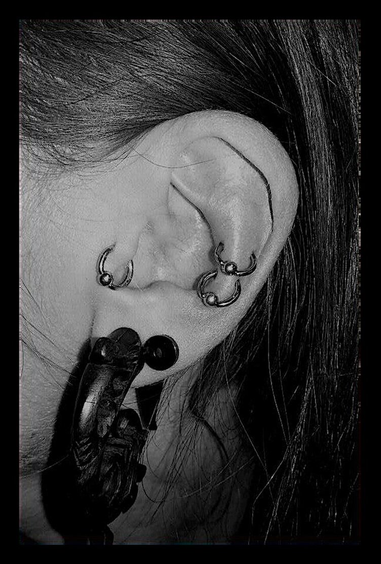A beautiful Piercing done by sabrina, one of Anker Tattoo & Piercings professional artists