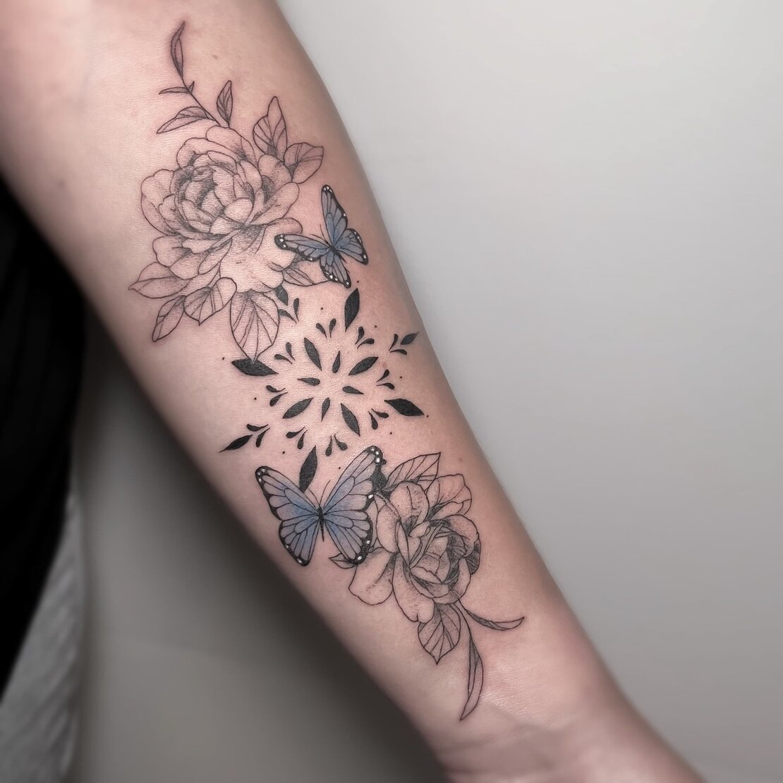 A beautiful Tattoo done by karo, one of Anker Tattoo & Piercings professional artists