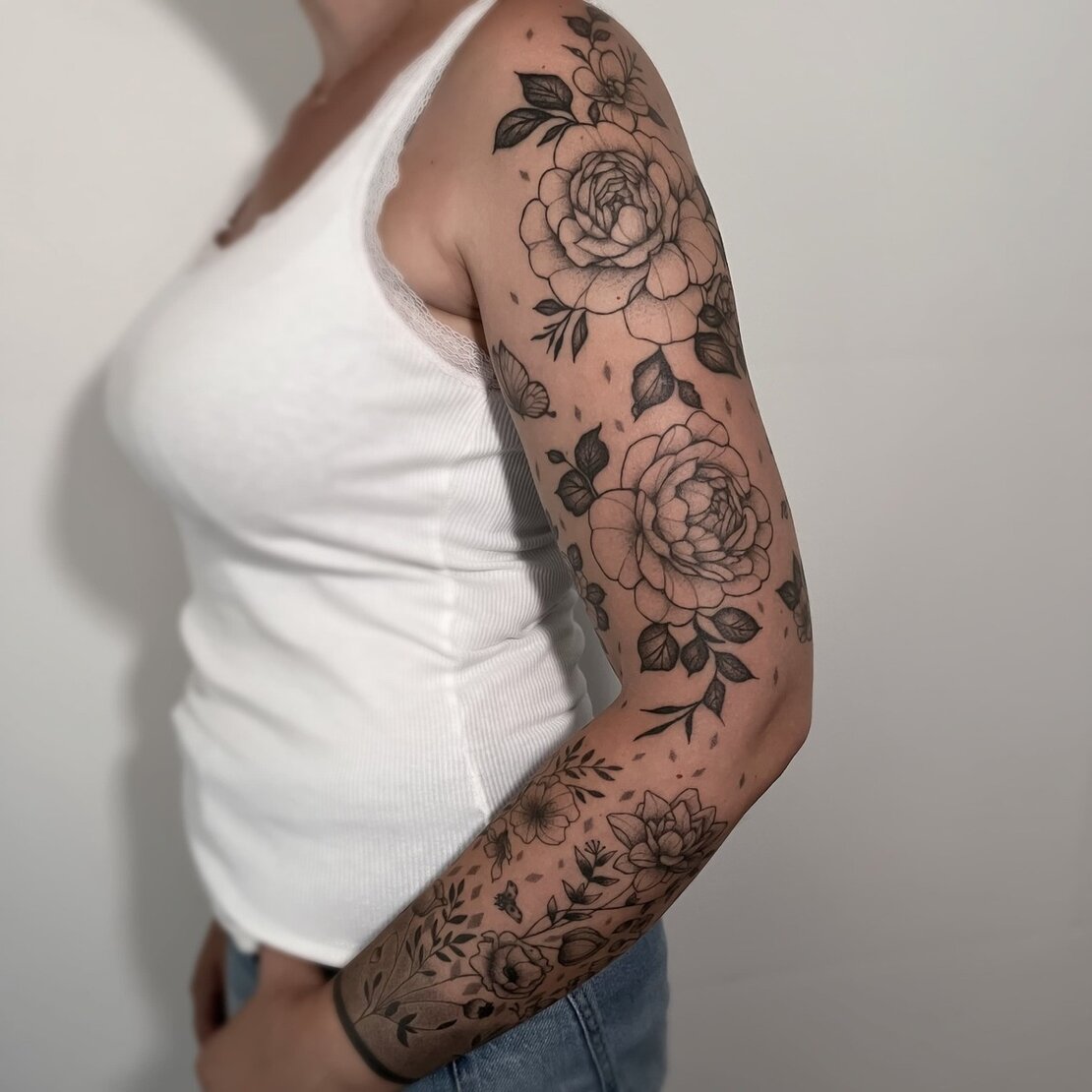 A beautiful Tattoo done by karo, one of Anker Tattoo & Piercings professional artists