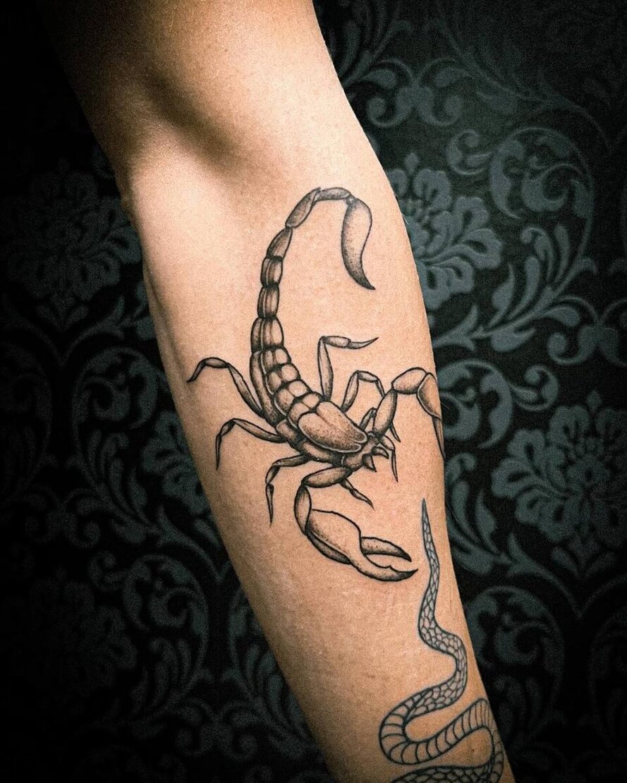 A beautiful Tattoo done by laura, one of Anker Tattoo & Piercings professional artists