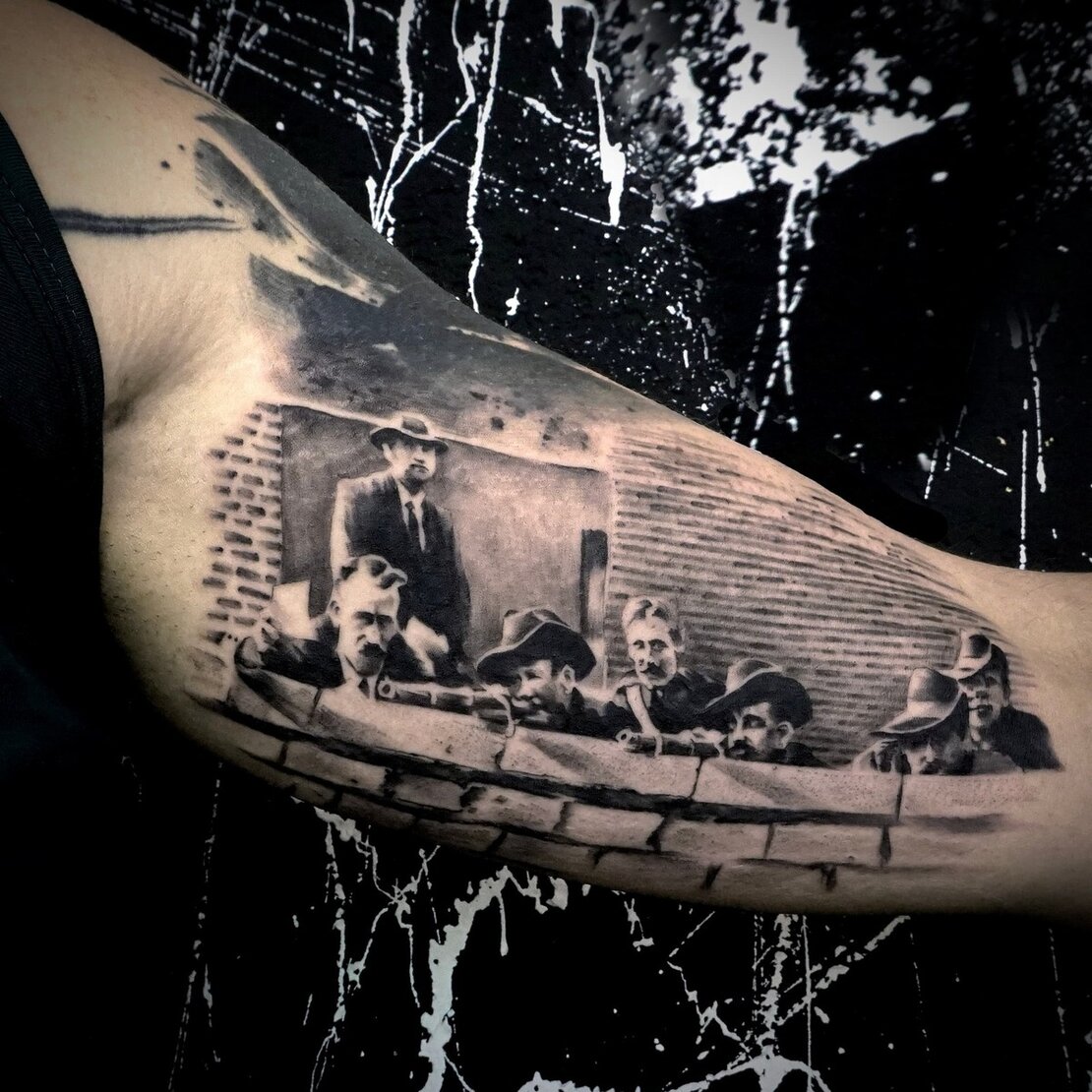 A beautiful Tattoo done by philipp, one of Anker Tattoo & Piercings professional artists