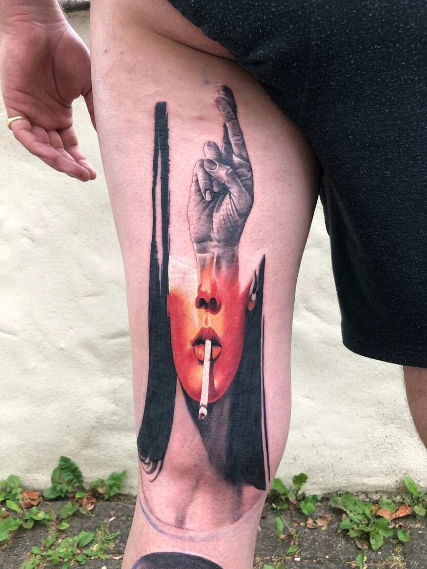 A beautiful Tattoo done by philipp, one of Anker Tattoo & Piercings professional artists