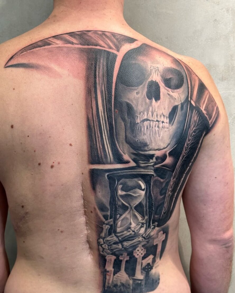 A beautiful Tattoo done by philipp, one of Anker Tattoo & Piercings professional artists