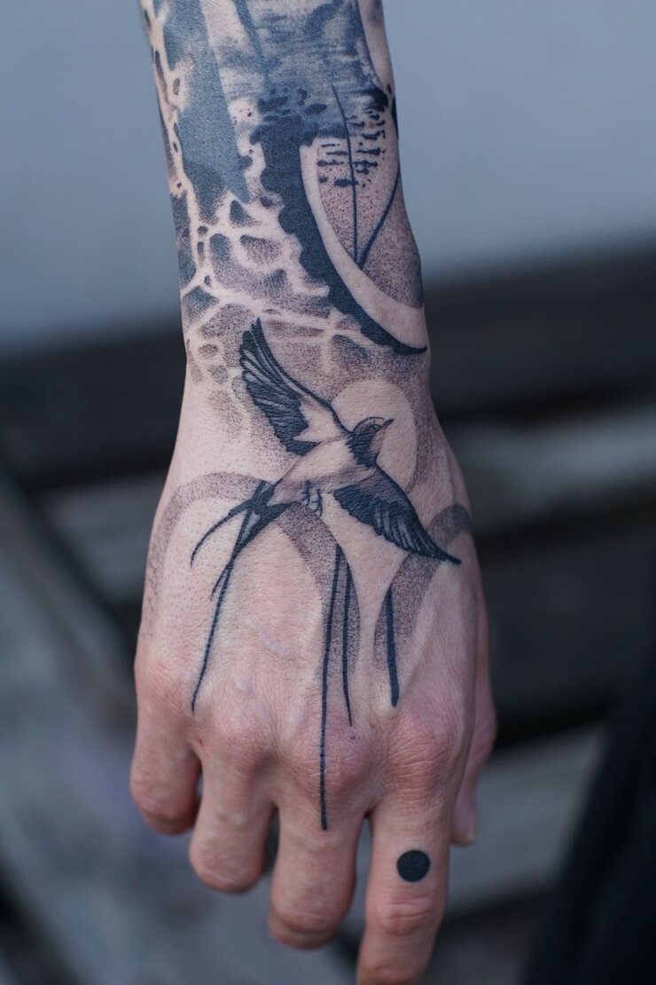 A beautiful Tattoo done by philipp, one of Anker Tattoo & Piercings professional artists