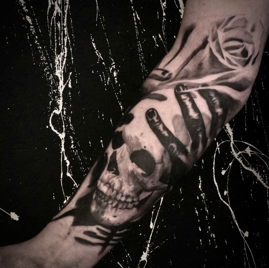 A beautiful Tattoo done by philipp, one of Anker Tattoo & Piercings professional artists