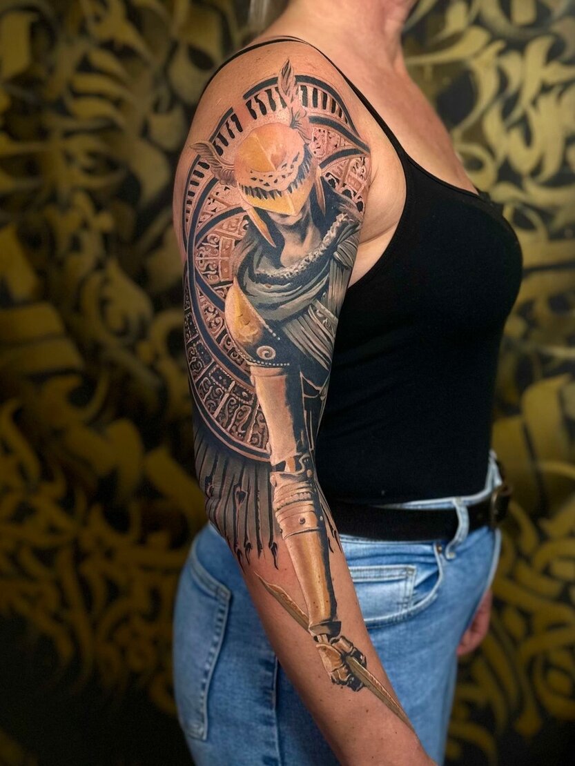 A beautiful Tattoo done by philipp, one of Anker Tattoo & Piercings professional artists
