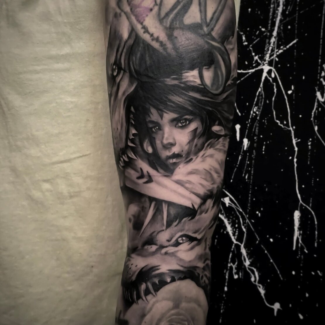 A beautiful Tattoo done by philipp, one of Anker Tattoo & Piercings professional artists